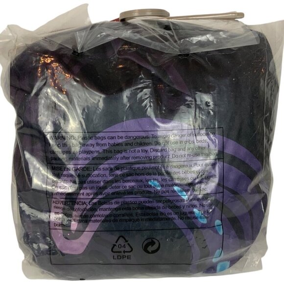 Disney Womens Ursula Costume Sz Medium 8/10 Black Dress Necklace Little Mermaid - Picture 2 of 3